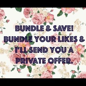Bundle and Save!!!